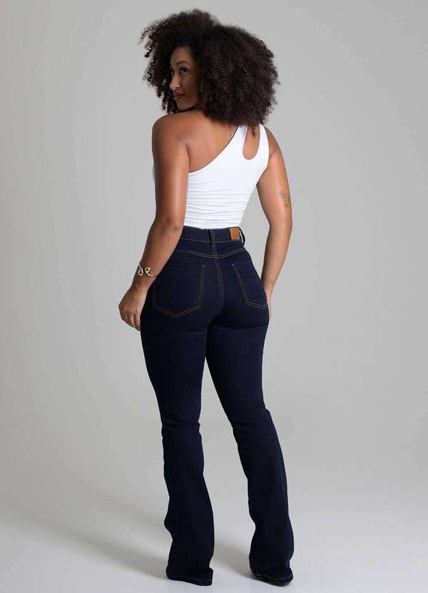 Sawary - Calça Jeans Sawary Super Lipo Boot Cut - 279587 Azul 5