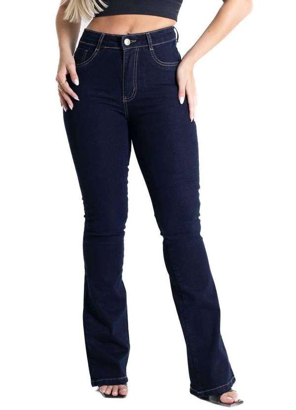 Sawary - Calça Jeans Sawary Super Lipo Boot Cut - 281227 Azul