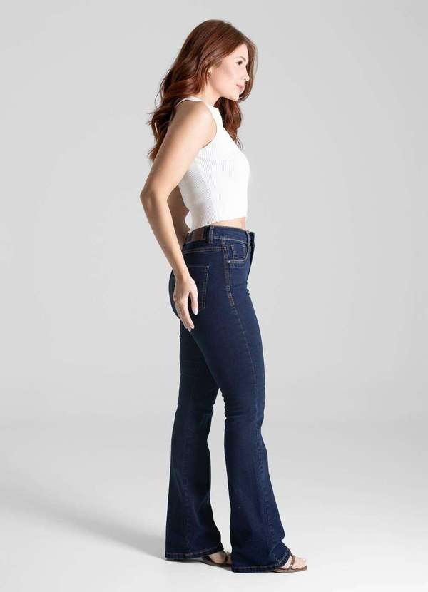 Sawary - Calça Jeans Sawary Super Lipo Boot Cut - 281415 Azul 3