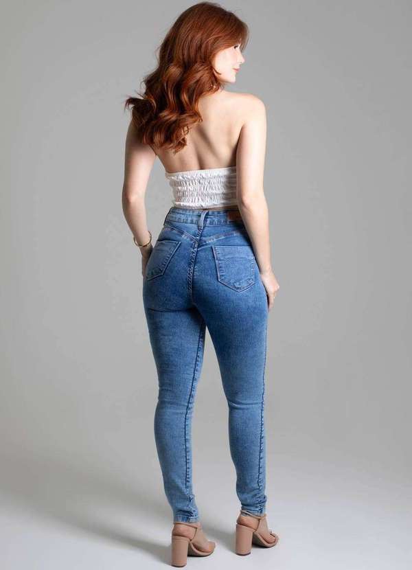 Sawary - Calça Jeans Sawary Super Lipo Azul 4