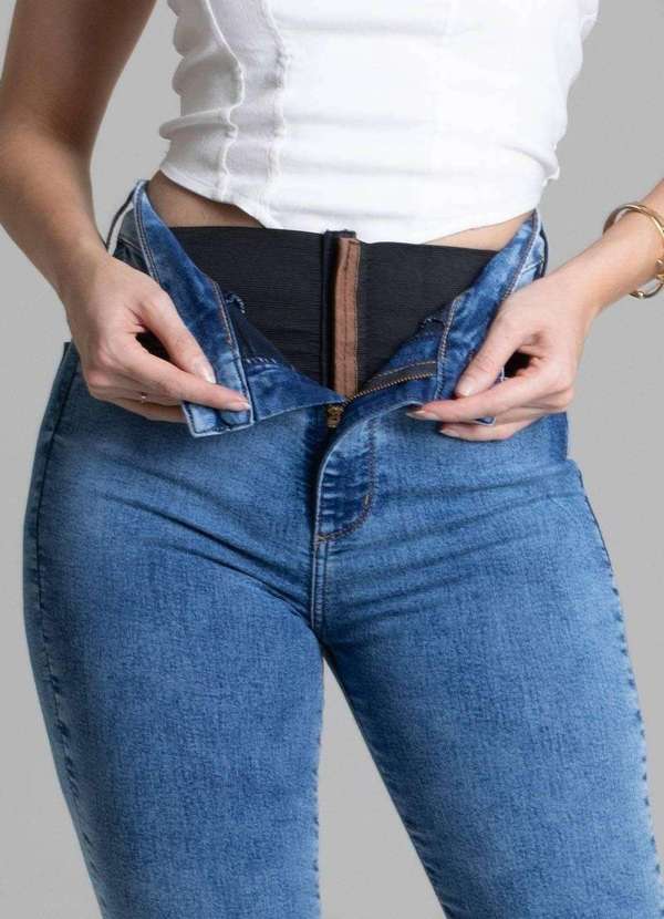 Sawary - Calça Jeans Sawary Super Lipo Azul 5