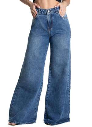 Calça Jeans Sawary Super Wide Leg - 281799 - SAWARY