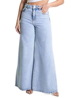 Calça Jeans Sawary Super Wide Leg - 281810 - SAWARY