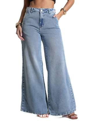 Calça Jeans Sawary Super Wide Leg - 281828 - SAWARY
