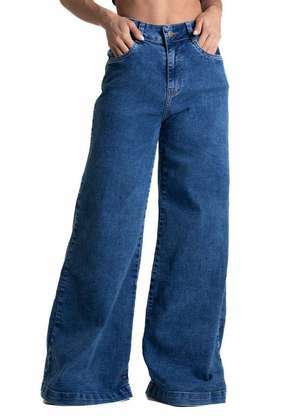 Calça Jeans Sawary Super Wide Leg - 281960 - SAWARY