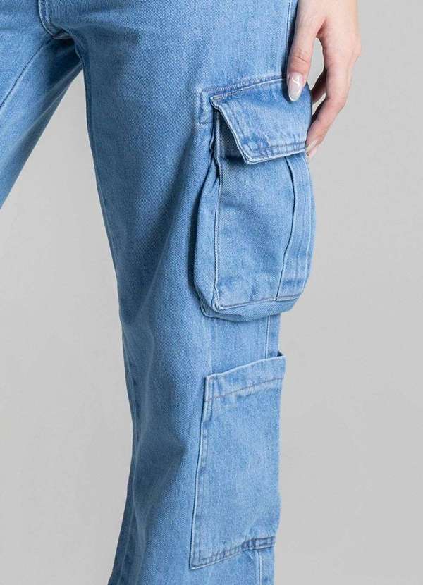 Sawary - Calça Jeans Sawary Wide Leg - 277920 Azul 5