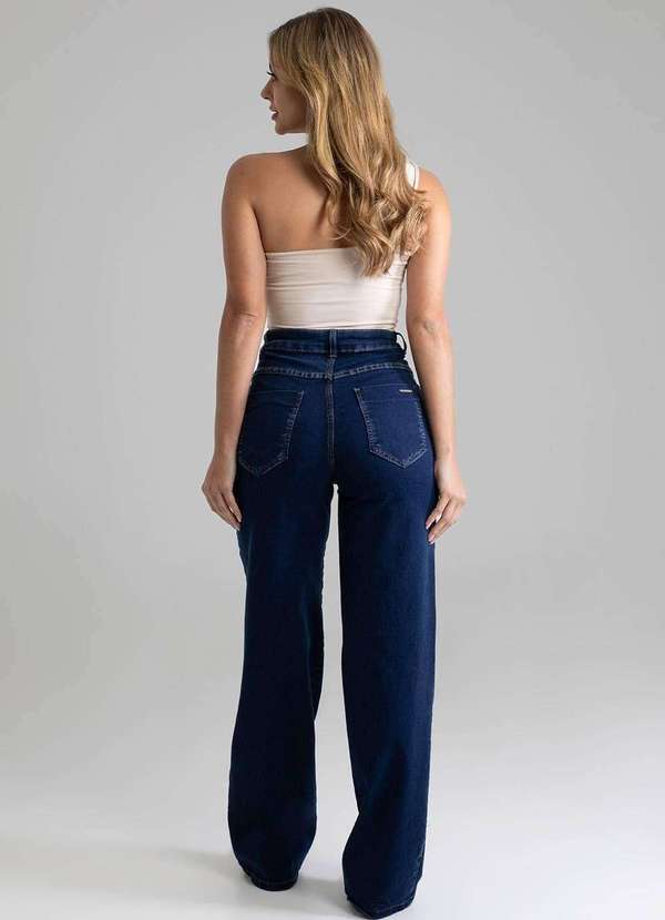 Sawary - Calça Jeans Sawary Wide Leg - 279087 Azul 4