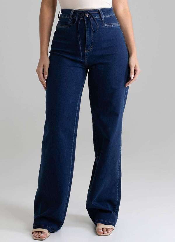 Sawary - Calça Jeans Sawary Wide Leg - 279087 Azul 5