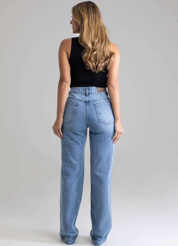 Sawary - Calça Jeans Sawary Wide Leg - 279284 Azul 5