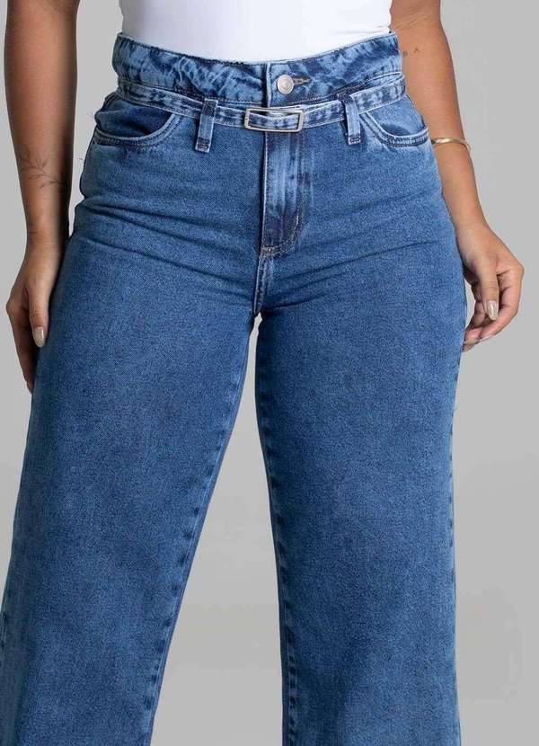 Sawary - Calça Jeans Sawary Wide Leg - 279410 Azul 5
