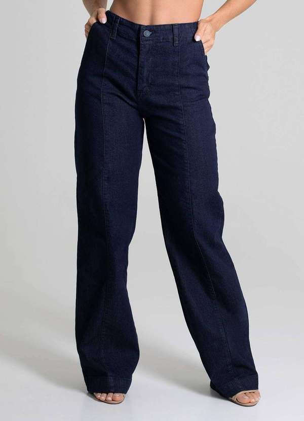 Sawary - Calça Jeans Sawary Wide Leg - 279689 Azul 5