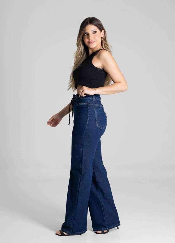 Sawary - Calça Jeans Sawary Wide Leg - 279794 Azul 3