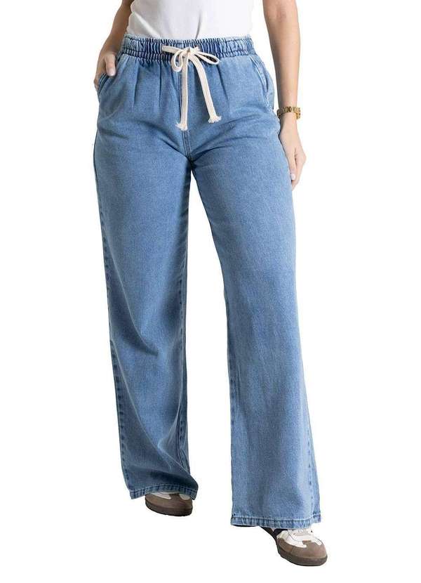 Flare CalÃ§a Jeans Com Bojo Sawary Calça Jeans Petit Azul Sawary Jeans