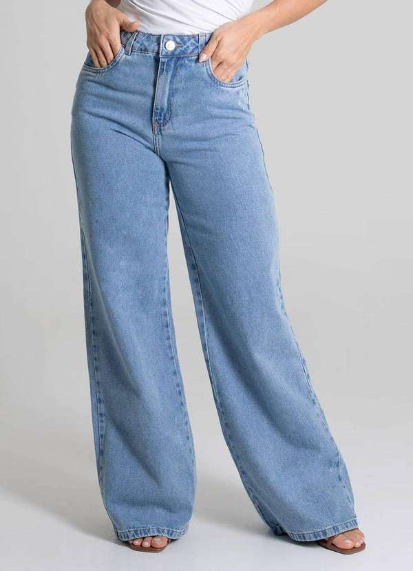 Sawary - Calça Jeans Sawary Wide Leg - 279982 Azul 5