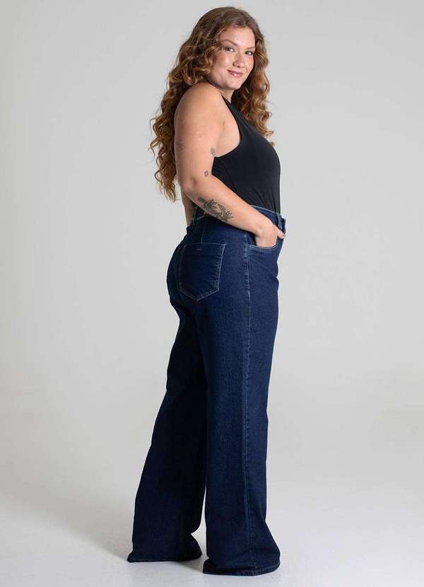 Sawary - Calça Jeans Sawary Wide Leg - 280006 Azul 3
