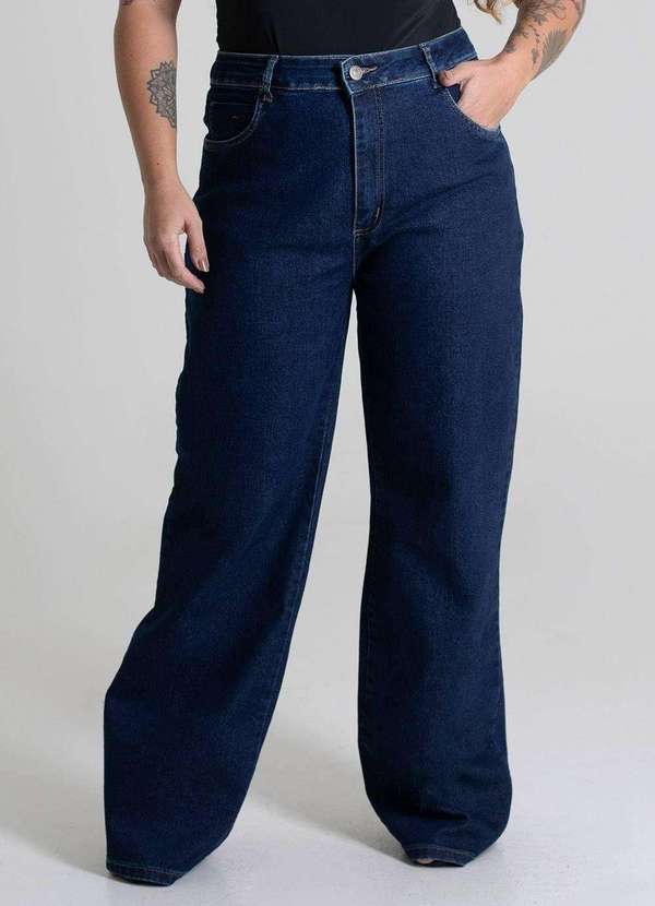 Sawary - Calça Jeans Sawary Wide Leg - 280006 Azul 5