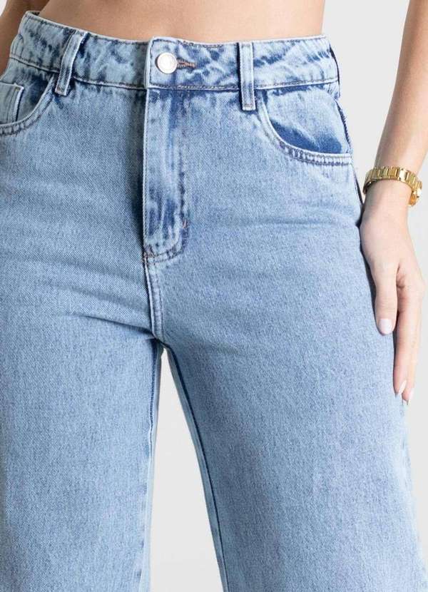 Sawary - Calça Jeans Sawary Wide Leg - 280039 Azul 2