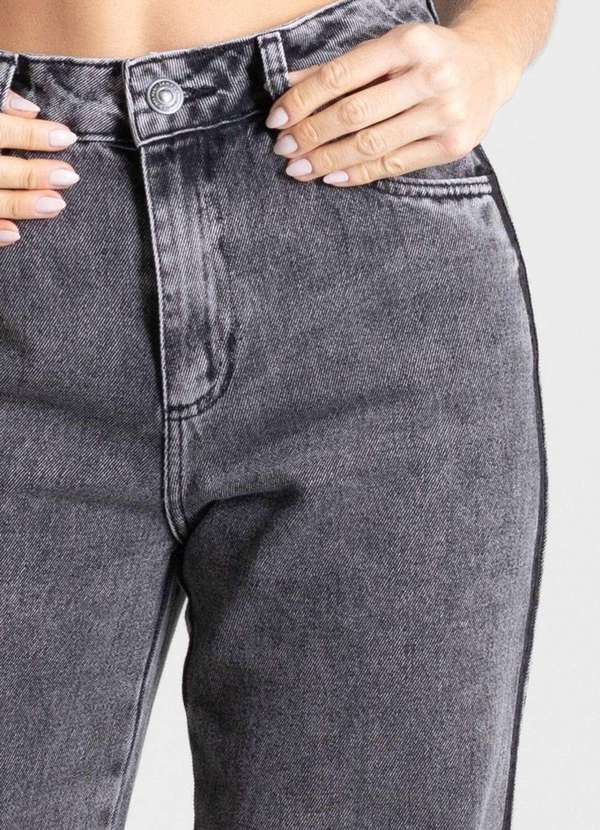 Sawary - Calça Jeans Sawary Wide Leg - 280042 Preto 5