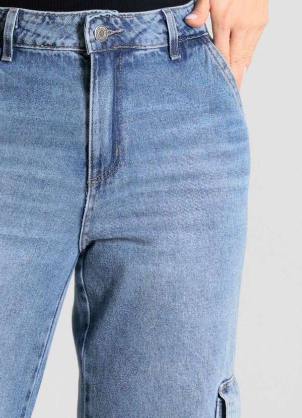 Sawary - Calça Jeans Sawary Wide Leg - 280059 Azul 5