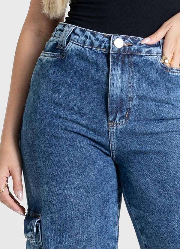 Sawary - Calça Jeans Sawary Wide Leg - 280218 Azul 5