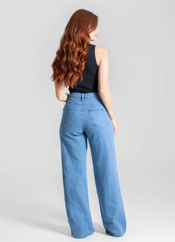 Sawary - Calça Jeans Sawary Wide Leg - 280367 Azul 4