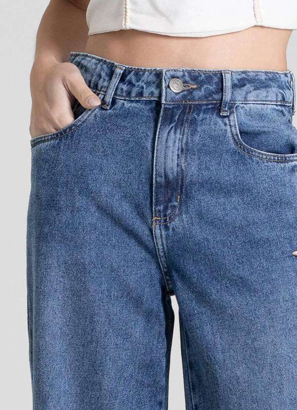 Sawary - Calça Jeans Sawary Wide Leg - 280406 Azul 5