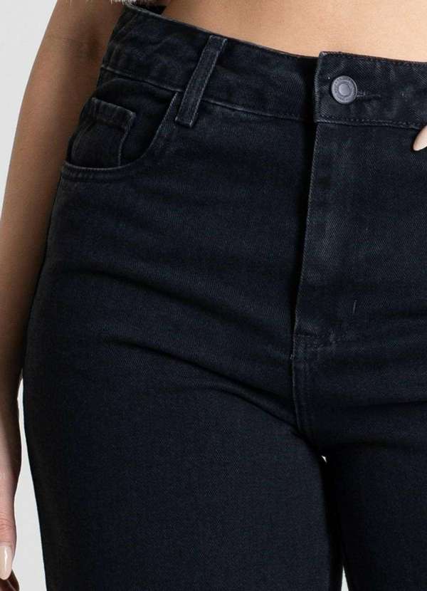Sawary - Calça Jeans Sawary Wide Leg - 280414 Preto 5