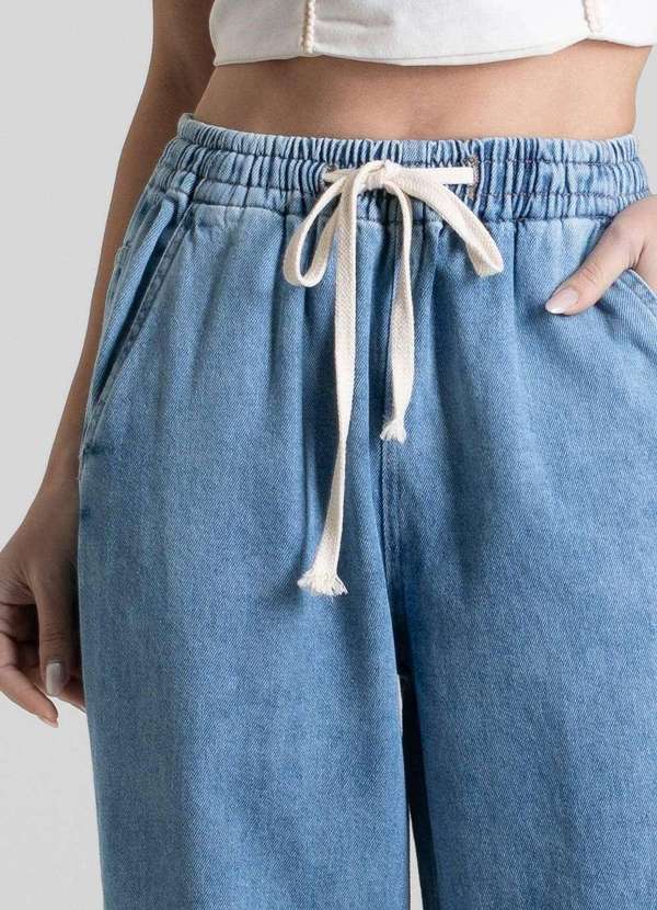 Sawary - Calça Jeans Sawary Wide Leg - 280467 Azul 5