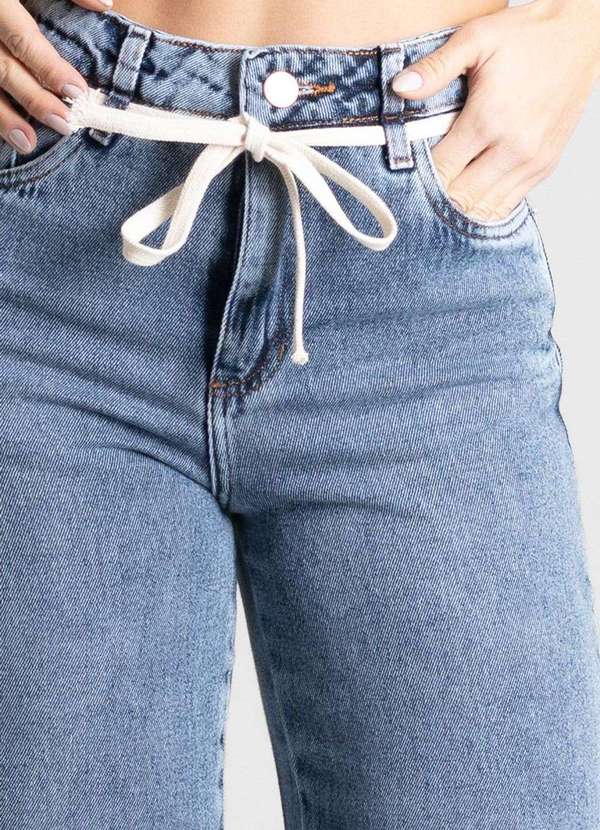 Sawary - Calça Jeans Sawary Wide Leg - 280488 Azul 5