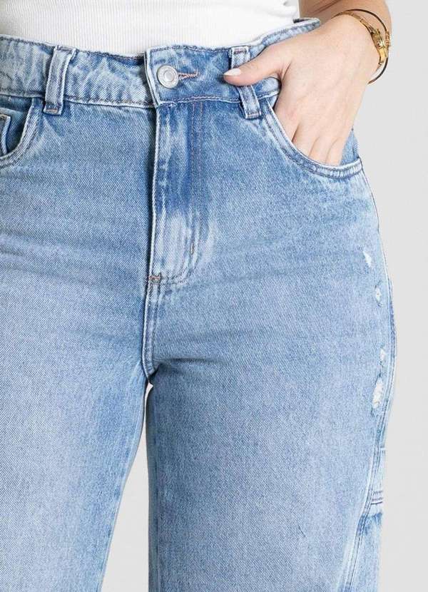 Sawary - Calça Jeans Sawary Wide Leg - 280524 Azul 5