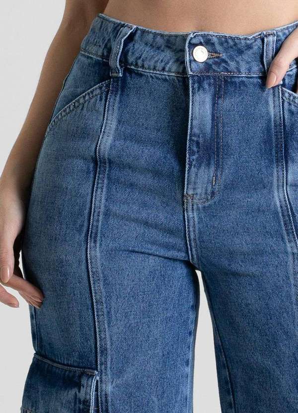 Sawary - Calça Jeans Sawary Wide Leg - 280526 Azul 5