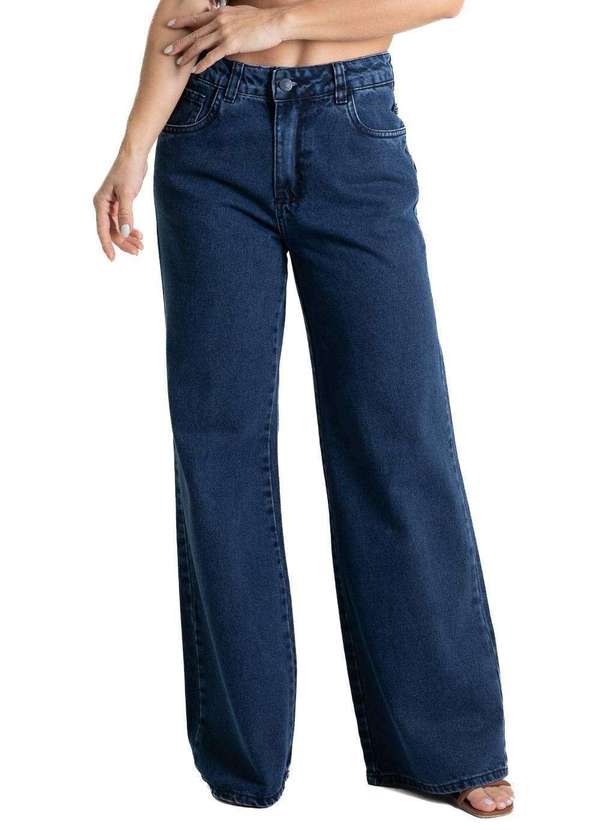 Sawary - Calça Jeans Sawary Wide Leg - 280570 Azul