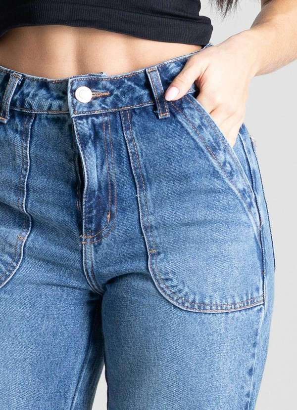 Sawary - Calça Jeans Sawary Wide Leg - 280598 Azul 5