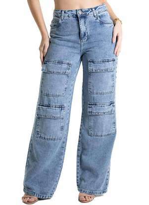 Calça Jeans Sawary Wide Leg - 280601 - SAWARY