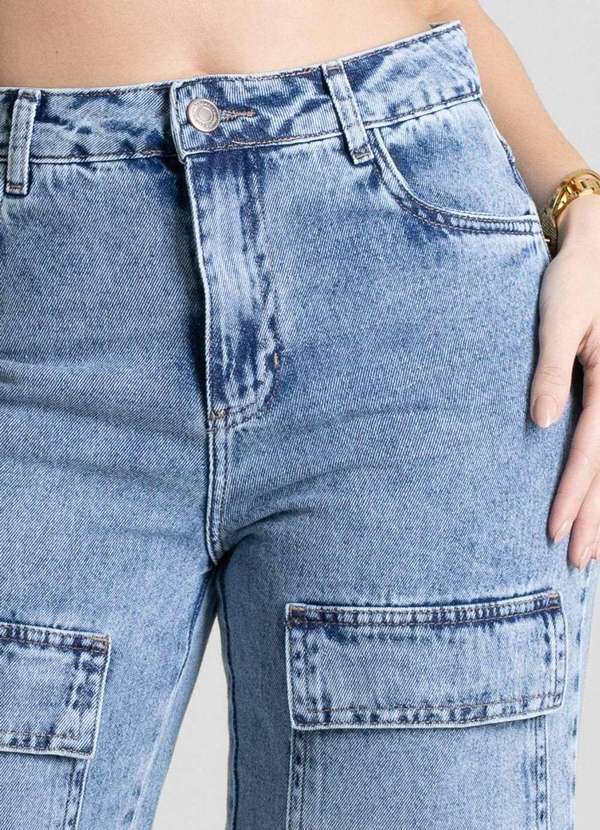 Sawary - Calça Jeans Sawary Wide Leg - 280601 Azul 5