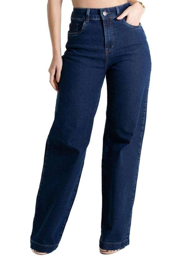 Sawary - Calça Jeans Sawary Wide Leg - 280978 Azul