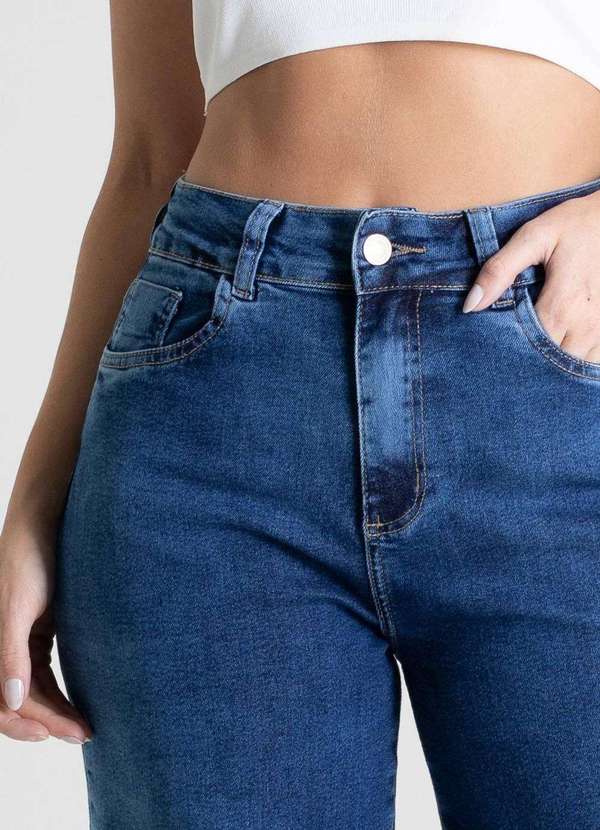 Sawary - Calça Jeans Sawary Wide Leg - 281016 Azul 5