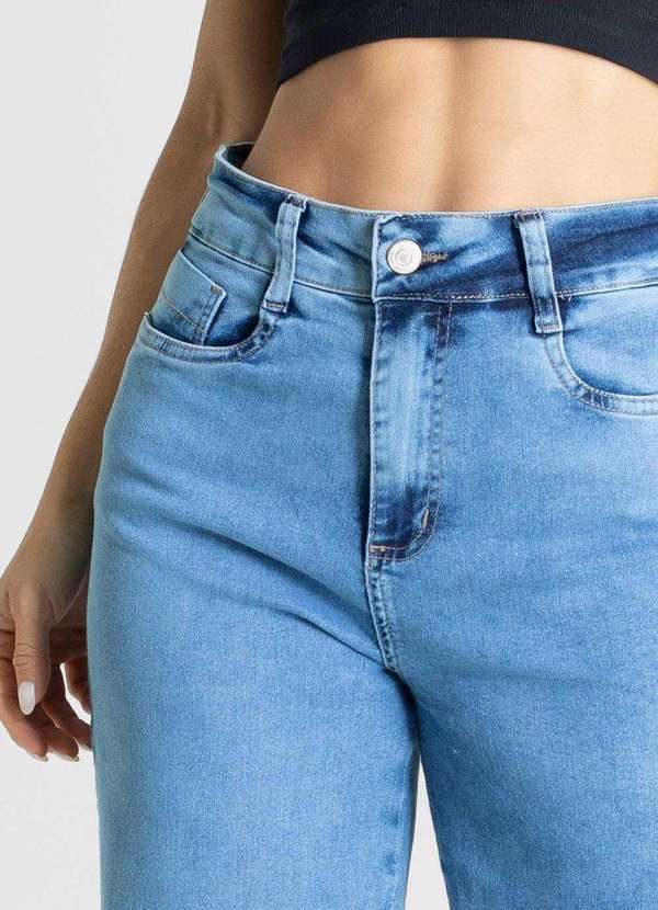 Sawary - Calça Jeans Sawary Wide Leg - 281033 Azul 5