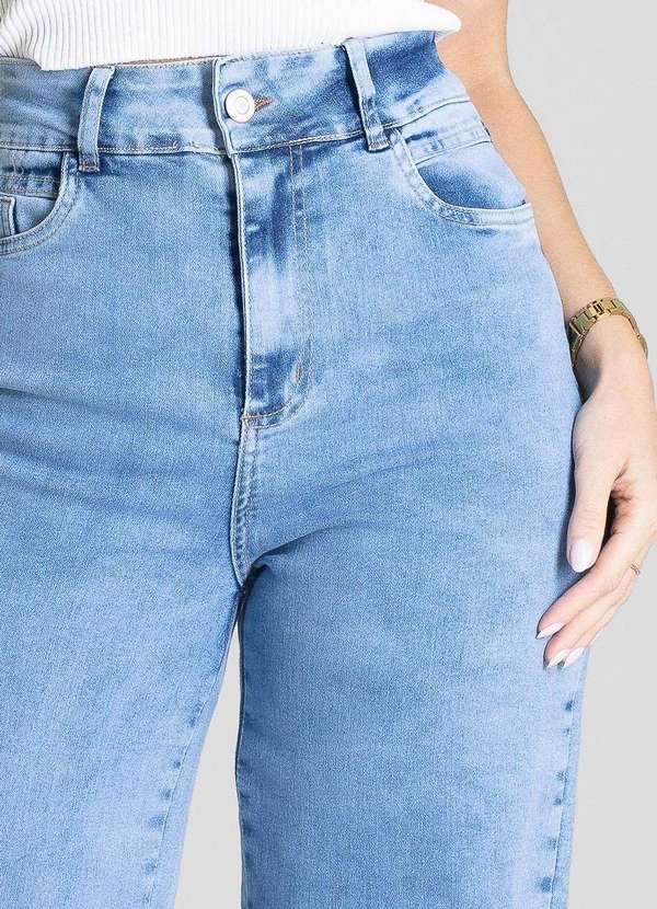 Sawary - Calça Jeans Sawary Wide Leg - 281041 Azul 5