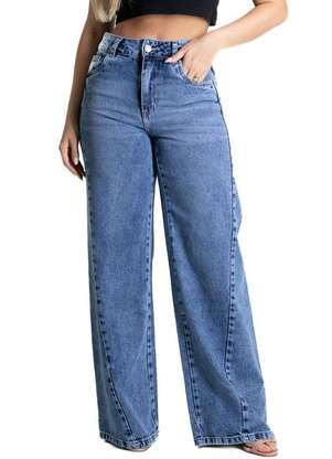 Calça Jeans Sawary Wide Leg - 281042 - SAWARY
