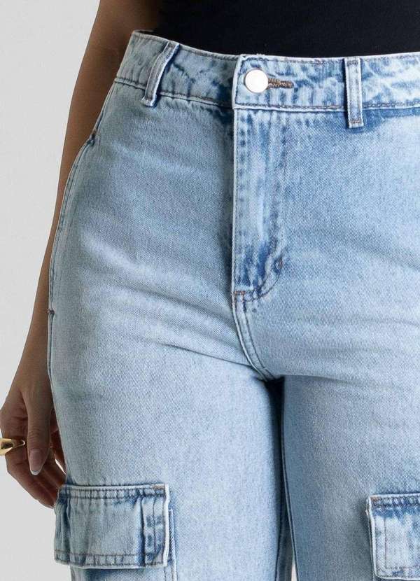 Sawary - Calça Jeans Sawary Wide Leg - 281077 Azul 5