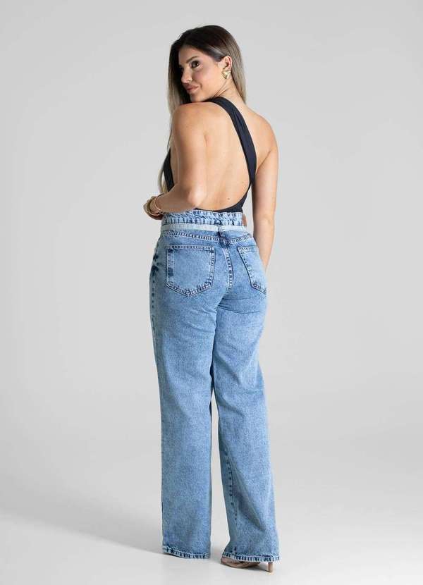 Sawary - Calça Jeans Sawary Wide Leg - 281147 Azul 4