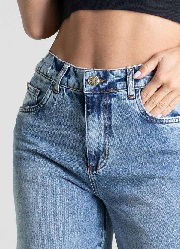 Sawary - Calça Jeans Sawary Wide Leg - 281153 Azul 3