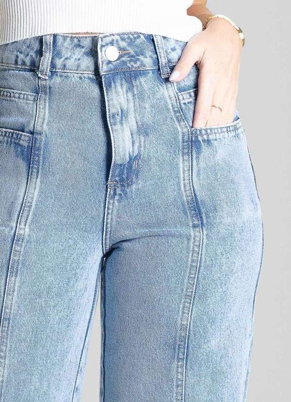 Sawary - Calça Jeans Sawary Wide Leg - 281276 Azul 5