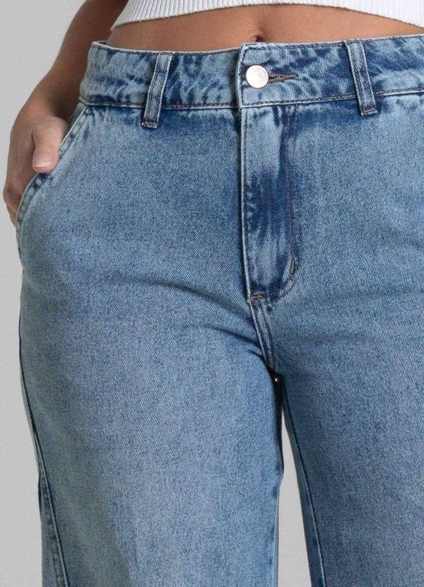 Sawary - Calça Jeans Sawary Wide Leg - 281627 Azul 5