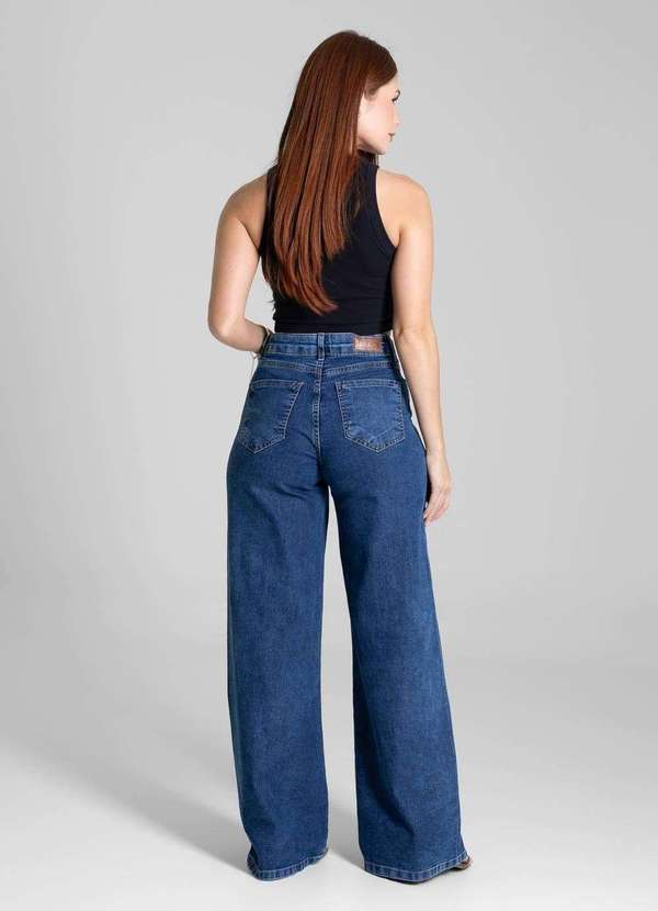 Sawary - Calça Jeans Sawary Wide Leg - 281673 Azul 4
