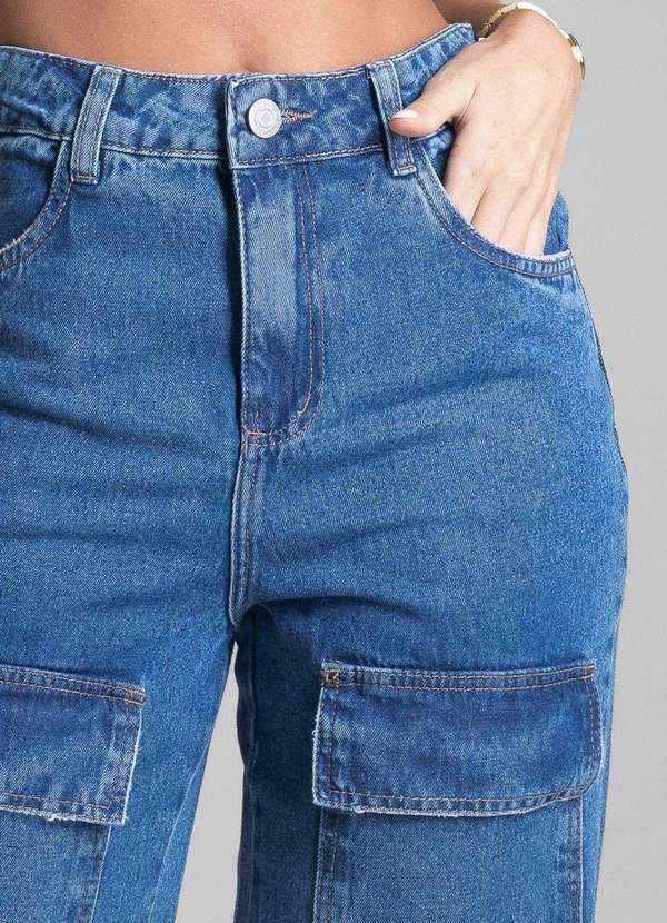 Sawary - Calça Jeans Sawary Wide Leg - 281714 Azul 5