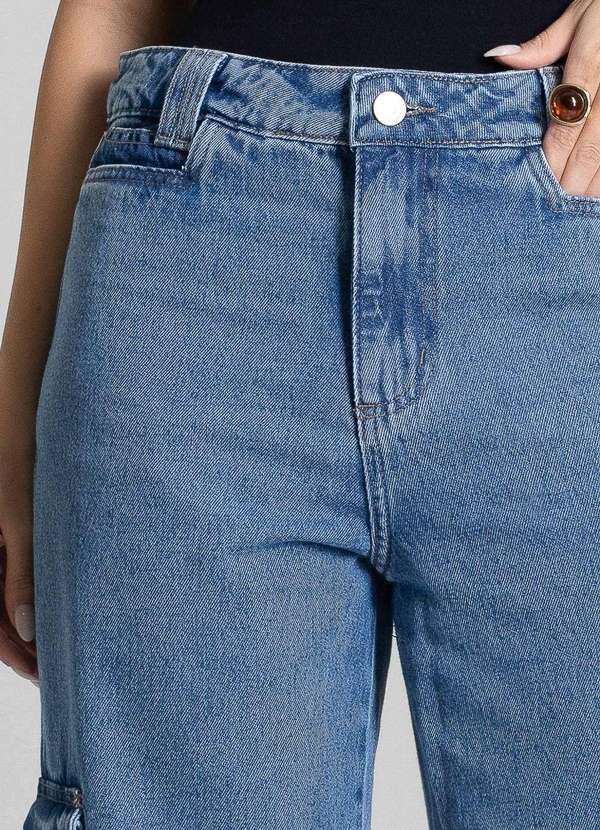 Sawary - Calça Jeans Sawary Wide Leg - 282002 Azul 5