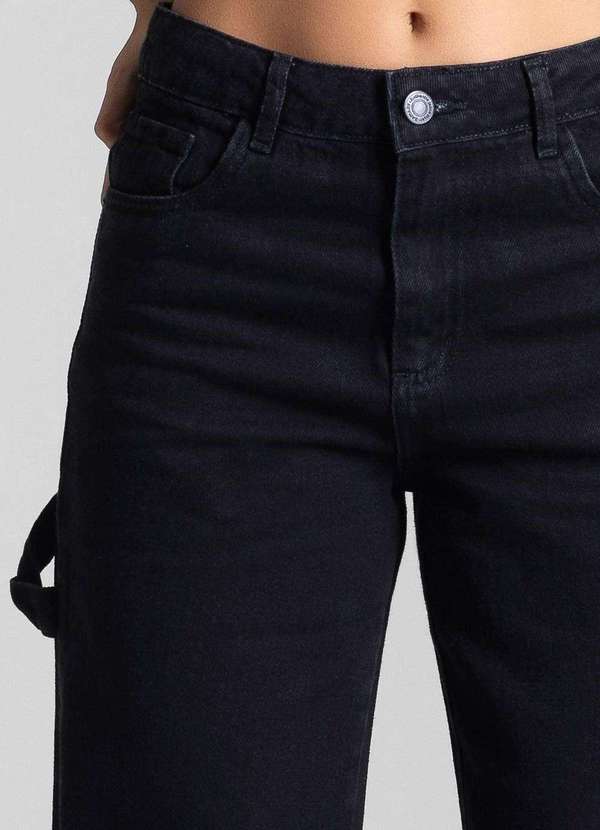 Sawary - Calça Jeans Sawary Wide Leg - 282261 Preto 5