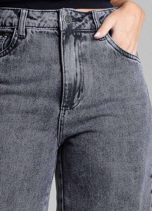 Sawary - Calça Jeans Sawary Wide Leg - 282300 Preto 5